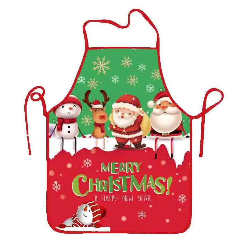 Home Cooking Dinner - Delantal de Papá Noel para decoración