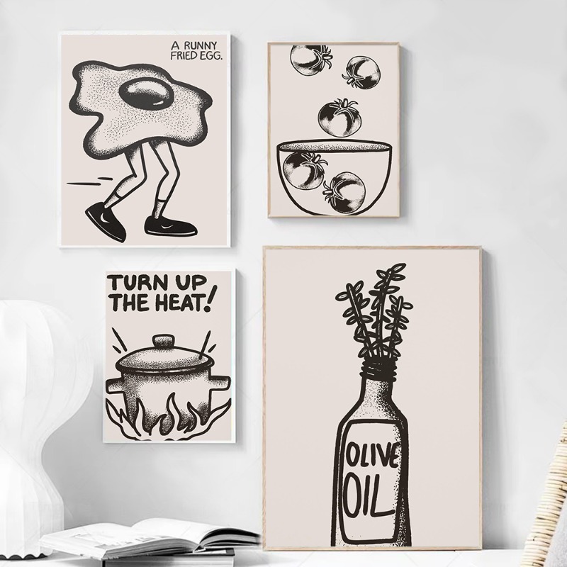 Home Cooking Quotes - Impresiones de pared de cocina de