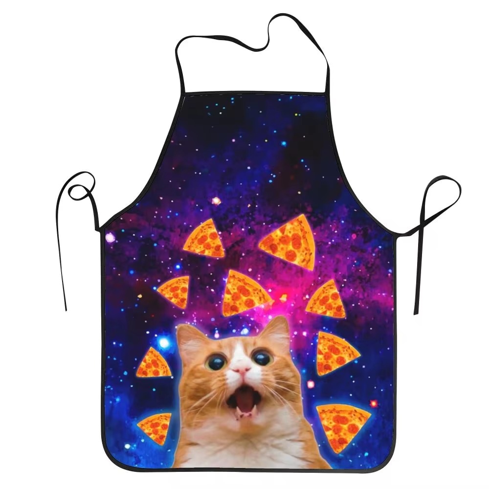 Delantal de gato y Pizza espac - Home Cooking For Cats reseña y precio