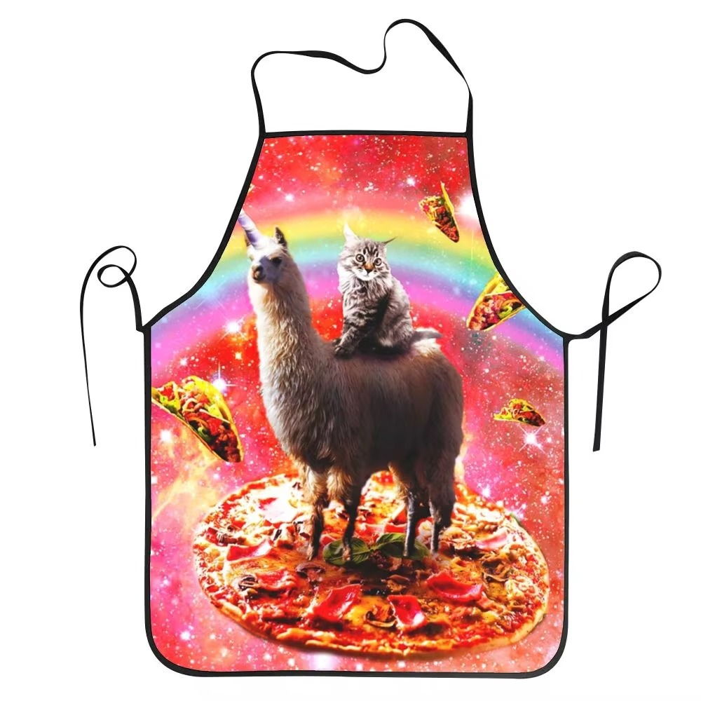 Delantal de gato y Pizza espac - Home Cooking For Cats reseña y precio