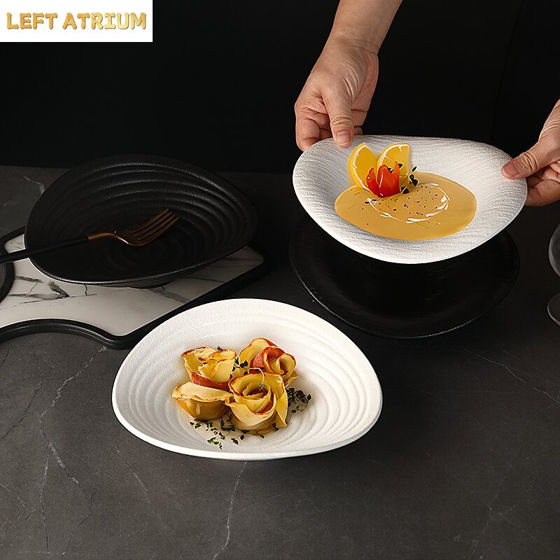 Plato de cerámica a rayas Crea - Home Cooking Dinner reseña y precio