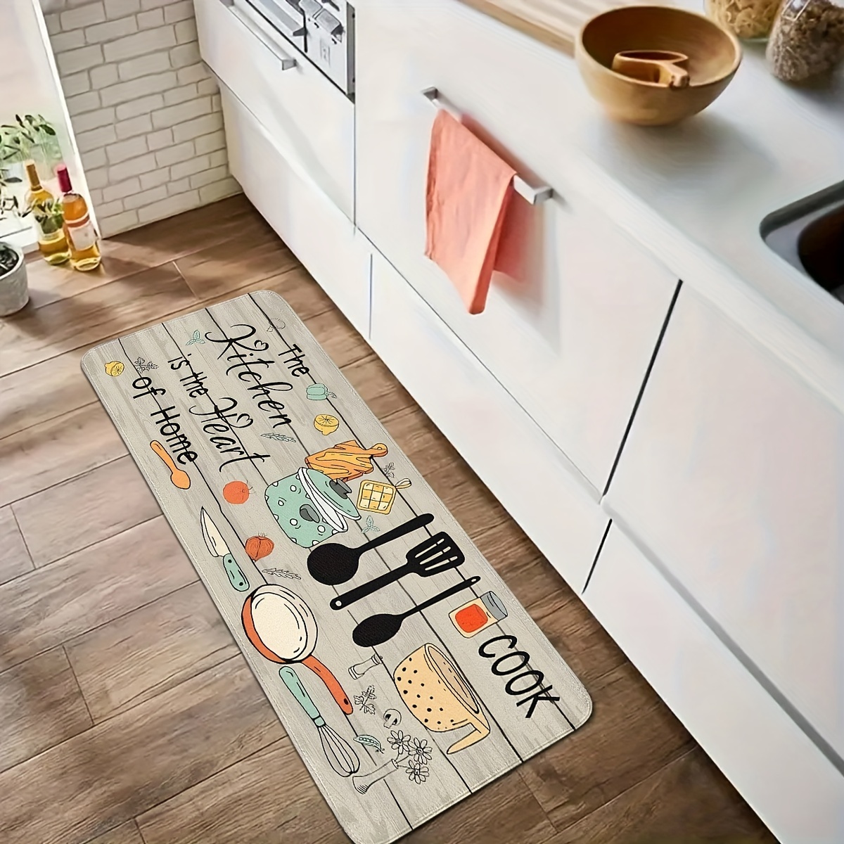 Alfombra de Cocina con Estampa - Home Cooking Quotes reseña y precio