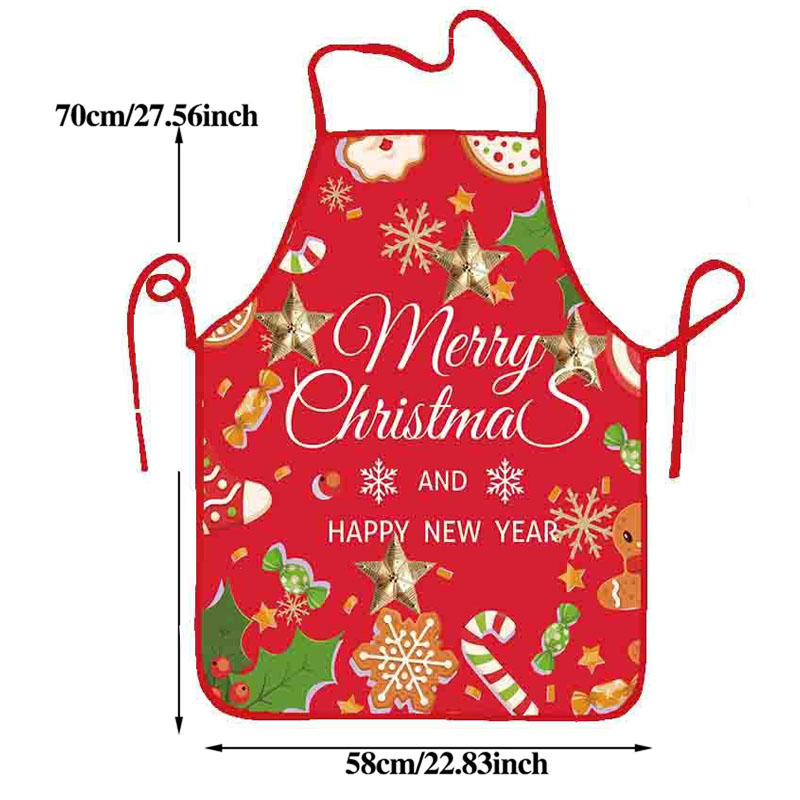 Delantal de Papá Noel para dec - Home Cooking Dinner reseña y precio