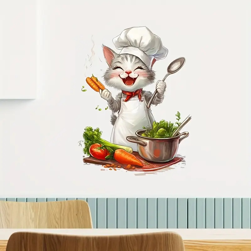 Pegatinas de cocina de gato de - Home Cooking For Cats reseña y precio