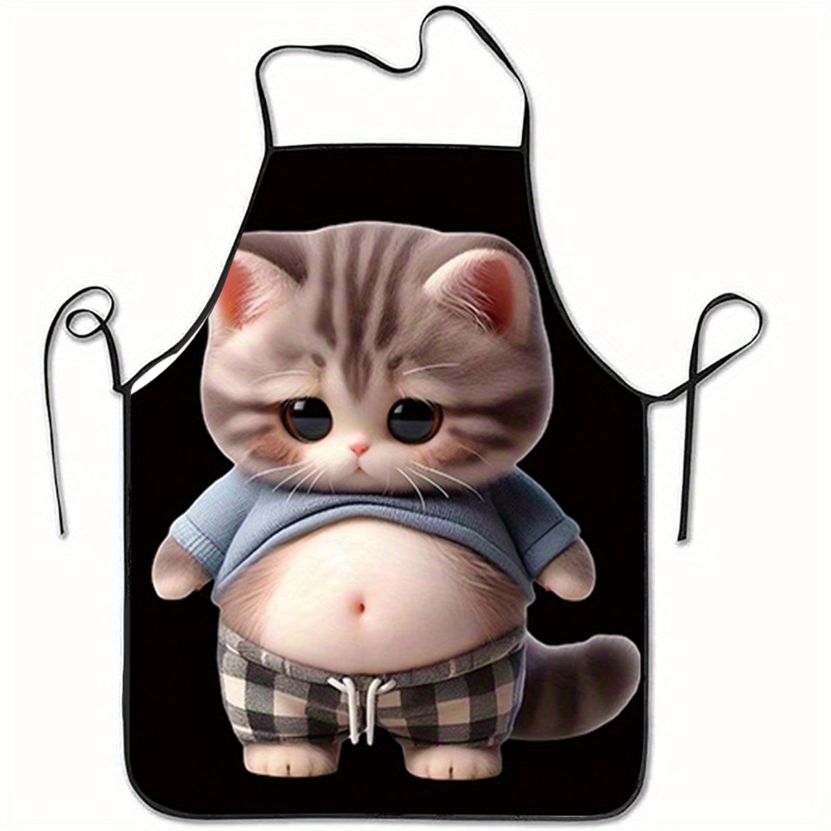 Delantal con Estampado de Gato - Home Cooking For Cats reseña y precio