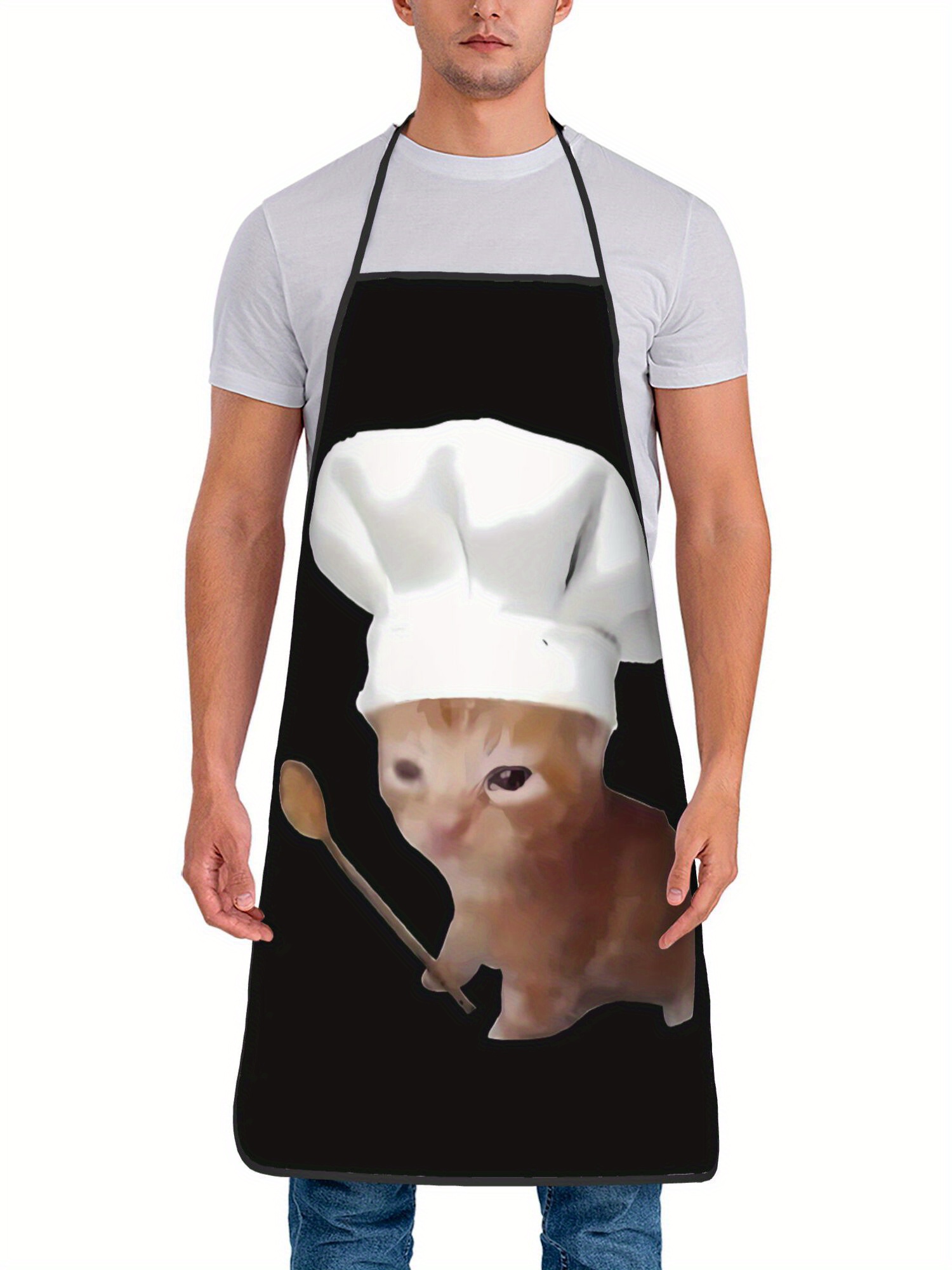 Divertido delantal de cocina c - Home Cooking For Cats reseña y precio