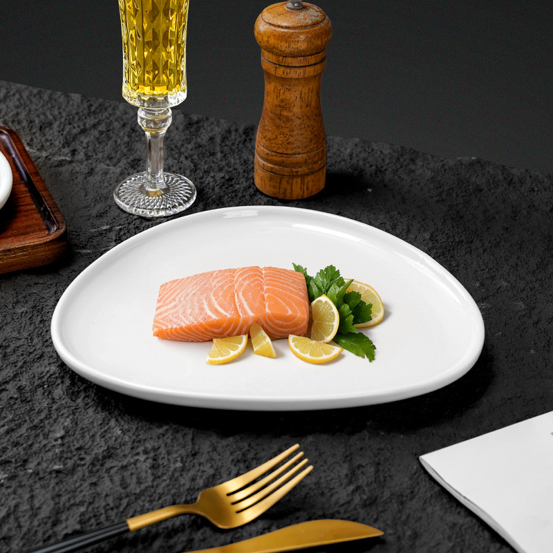 Plato de cena de porcelana bla - Home Cooking Dinner reseña y precio
