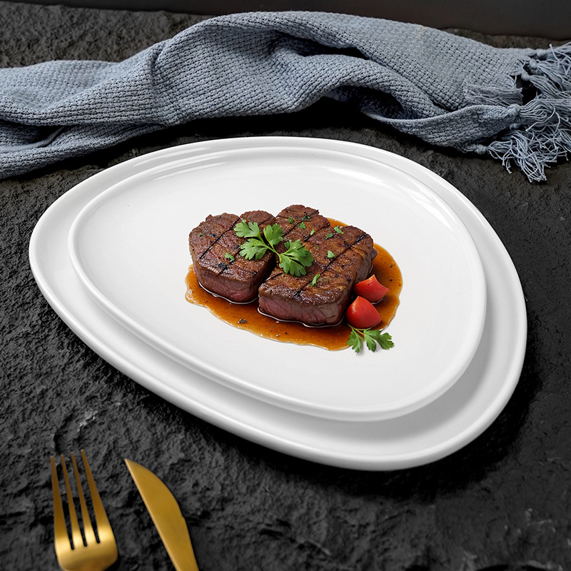 Plato de cena de porcelana bla - Home Cooking Dinner reseña y precio