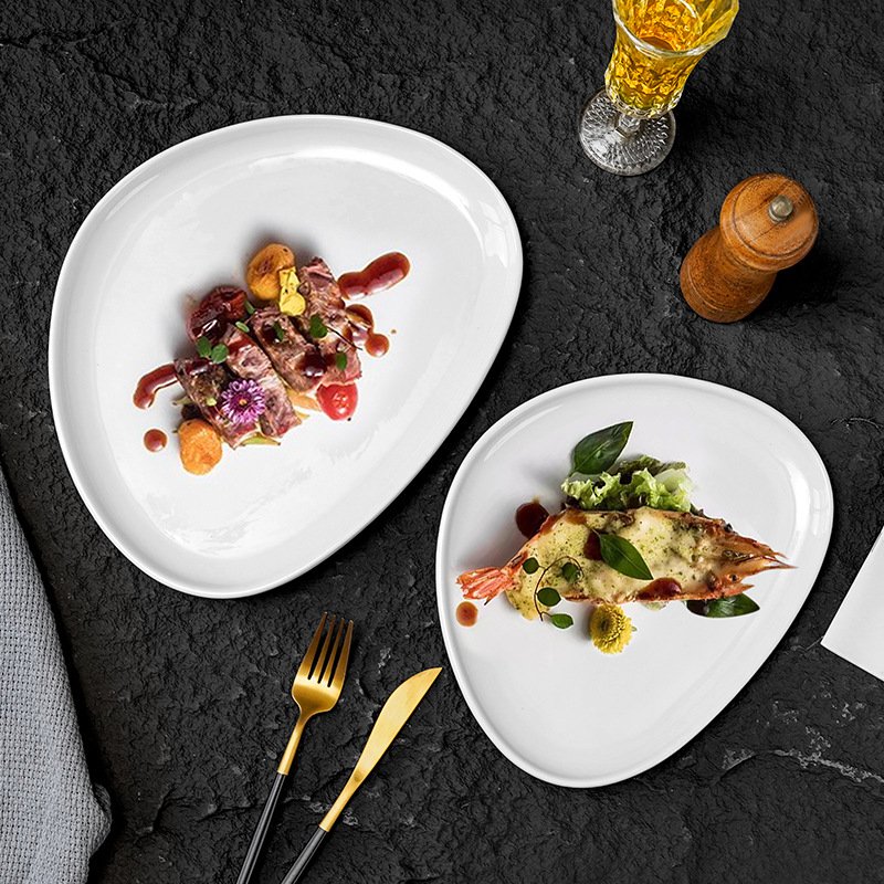 Plato de cena de porcelana bla - Home Cooking Dinner reseña y precio