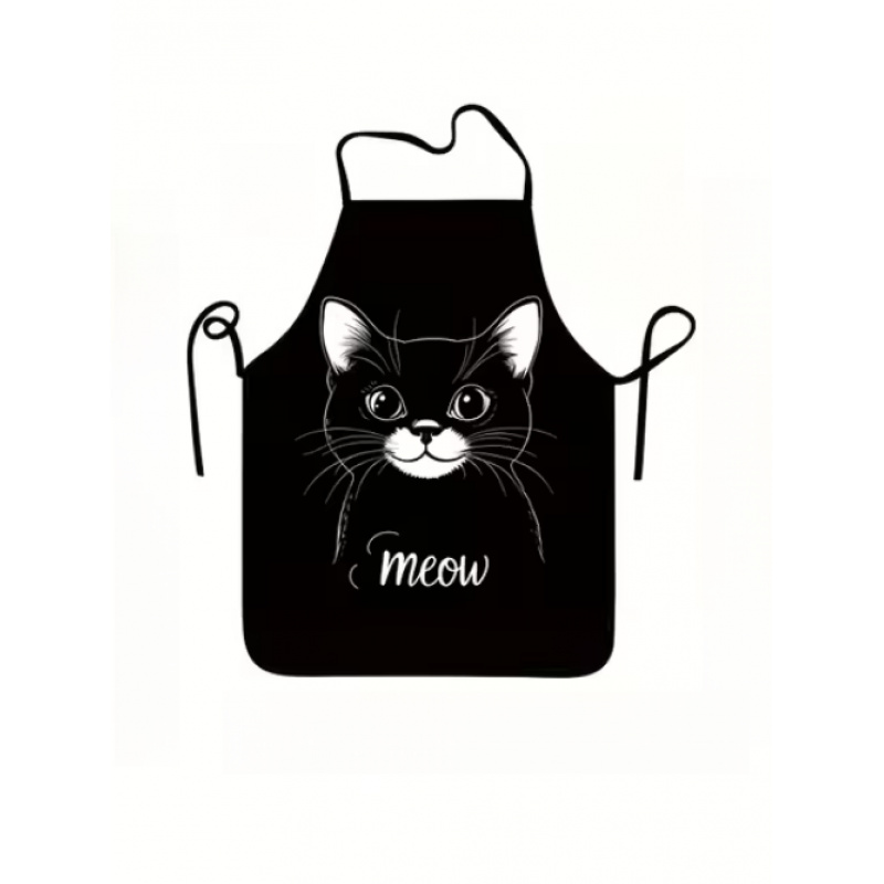 1 delantal divertido con temát - Home Cooking For Cats reseña y precio