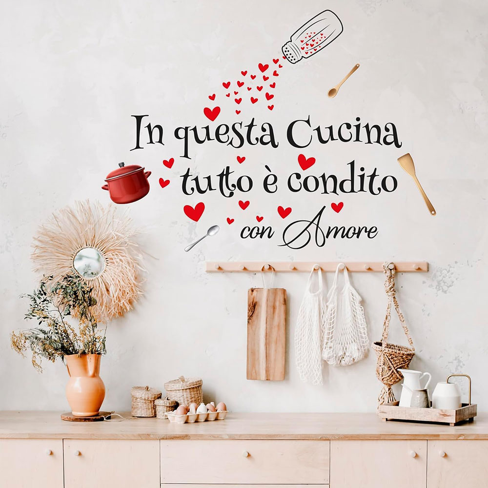 Pegatina de pared con cita de  - Home Cooking Quotes reseña y precio