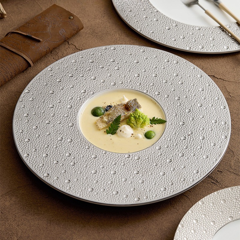 Plato de cena redondo de cerám - Home Cooking Dinner reseña y precio