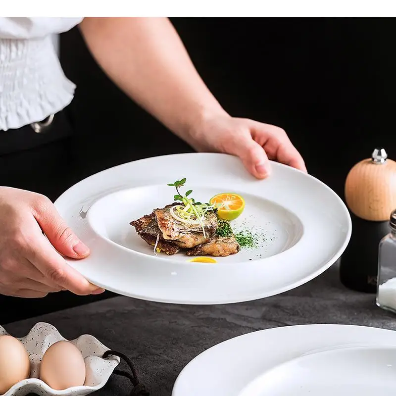Platos Redondos Simples de Cer - Home Cooking Dinner reseña y precio