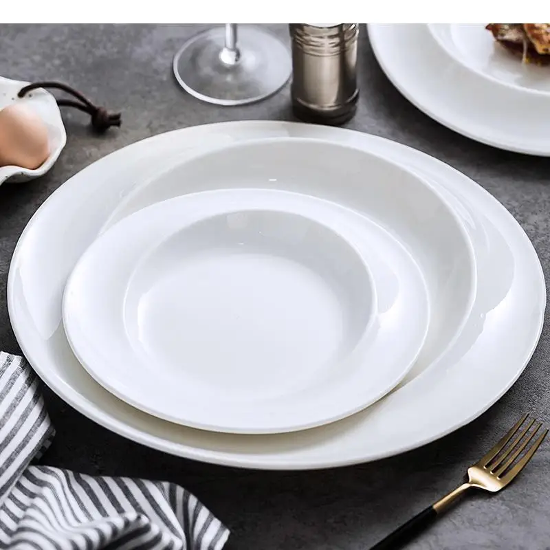 Platos Redondos Simples de Cer - Home Cooking Dinner reseña y precio