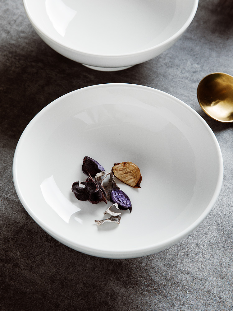 Plato de cerámica blanca pura  - Home Cooking Dishes reseña y precio