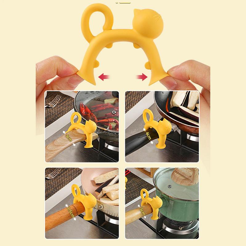Soporte para cuchara con forma - Home Cooking For Cats reseña y precio