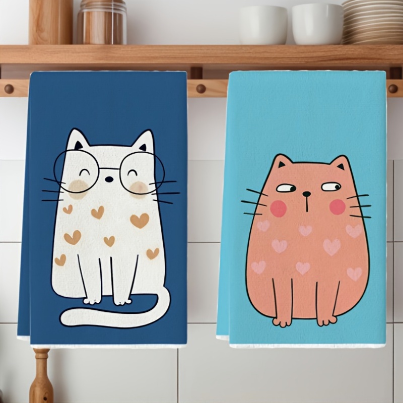 6 piezas, paños de cocina de s - Home Cooking For Cats reseña y precio